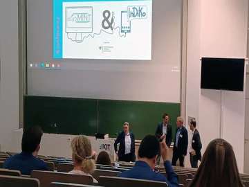 Eröffnung der Konferenz „Digitalität in der Lehrer:Innenbildung“ am 6.10.2022 am Karlsruher Institut für Technologie. Foto: PHKA