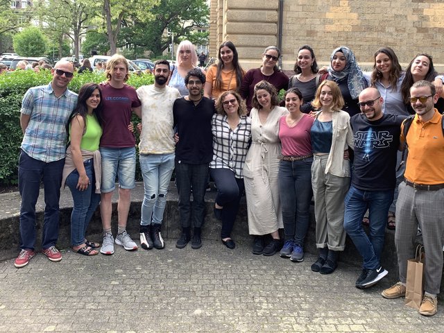 Lebendige Hochschulpartnerschaft: Studierende und Lehrende des Kibbutzim College im Mai 2022 an der PHKA. Foto: Kibbutzim College