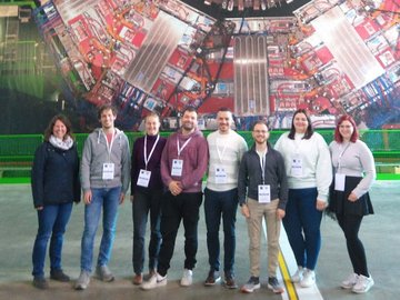 Gruppenbild im CERN