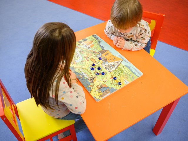 PHKA-Projekt „MiniMa als Wegbegleitung“: Kinder dabei unterstützen, mathematische Kompetenzen früh zu erwerben. Foto: Mark Sprenger