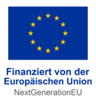 Logo: Finanziert von der Europäischen Union, NextGeneration EU.