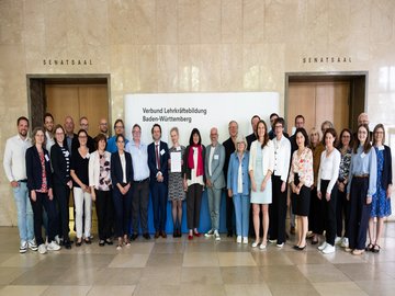 Gründungsveranstaltung „Verbund Lehrkräftebildung Baden-Württemberg“. Foto: Philipp Lin