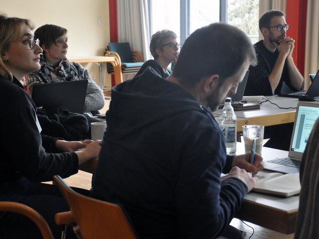 In einem Workshop der Graduiertenakademie der Pädagogischen Hochschulen Baden-Württembergs. Archivfoto: graph