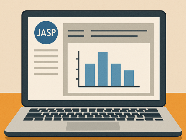 Symbolbild Analyseoberfläche JASP