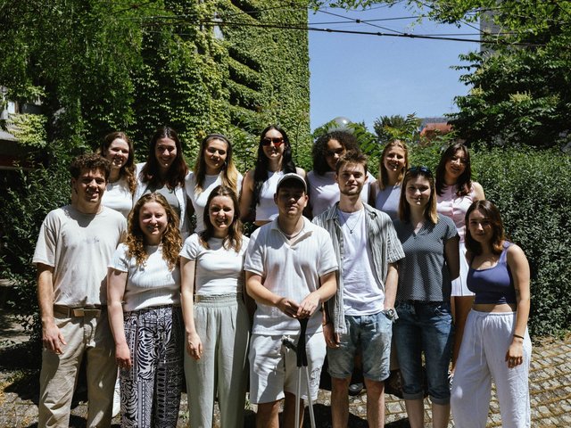 Gruppenbild der Studierenden der Fachschaft Englisch