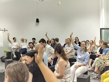 Teilnhemende der Netzwerkveranstaltung m.powerement 2026 in Karlsruhe