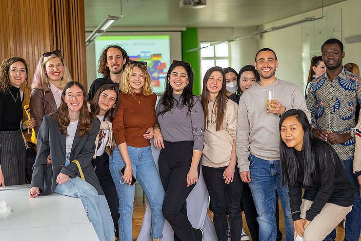 Willkommen in Karlsruhe: Die PHKA begrüßt ihre neuen Austauschstudierenden. Foto: Roxane Fijean/PHKA